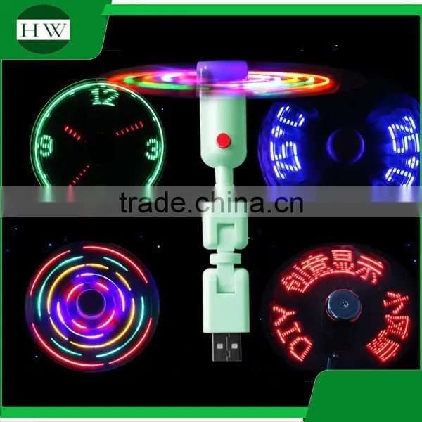 2 in 1 Adjustable Led Light Temperature Foldable Portable Otg Mini Usb Micro Pocket Fan for Tablet Mobile Phone Power photo-6