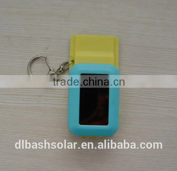 Mini USB Solar Powerbank NEW Love Gift Key Chain Whistle Keyring Ring photo-2