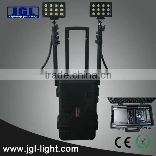 Telescoping Dual Led Light Heads 5JG-RLS512722-72W Rechargeable Searchlight High Flux Led photo-2