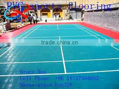 Plastic Sports PVC Flooring and PVC Sponge Floor photo-3
