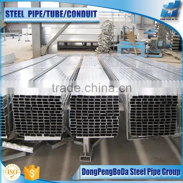 ASTM A500 80/80*1.2mm Pre Galvanized Square Steel Pipe photo-2