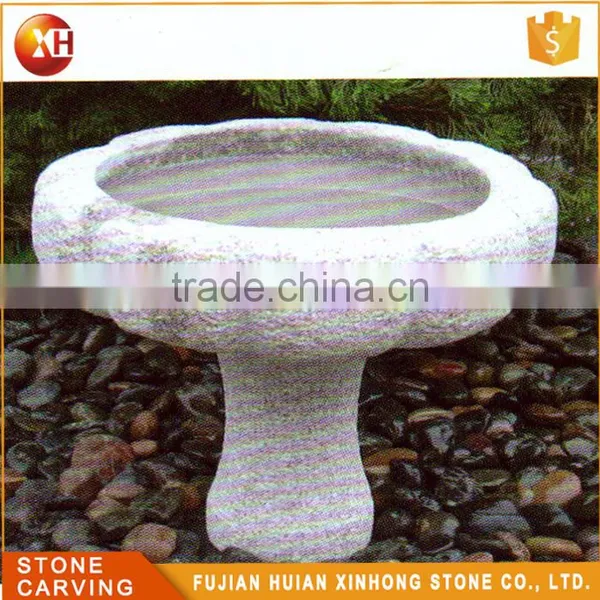 Stone Decorative Hand Carve Bird Carving Water Bowl photo-6