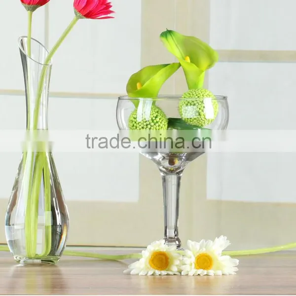 Cheap Home Indoor Decoration Wine Glass Vases for Flower Arrangements photo-2