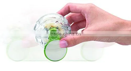 Stainless Steel Wheel Garlic Zoom Garlic Crusher Peeler Mincer Stirrer Presser Slicer photo-6