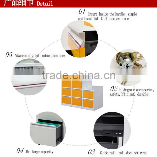 Steel Filing Cabinet Vertical 4 Drawer File Cabinet Metal File Cabinet photo-4