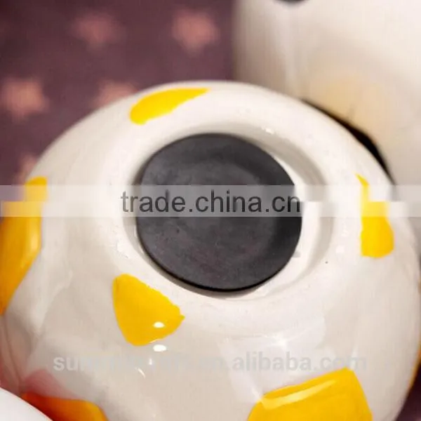 Funny Design Soccer Ball Box Mini Ceramic Money Box photo-4
