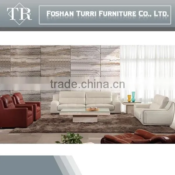 Small Lazy Boy Leather Sectional Recliner Sofa photo-6
