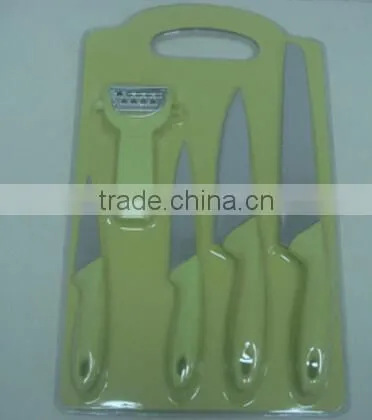 Plastic Handle Stainless Steel Knife Set photo-5