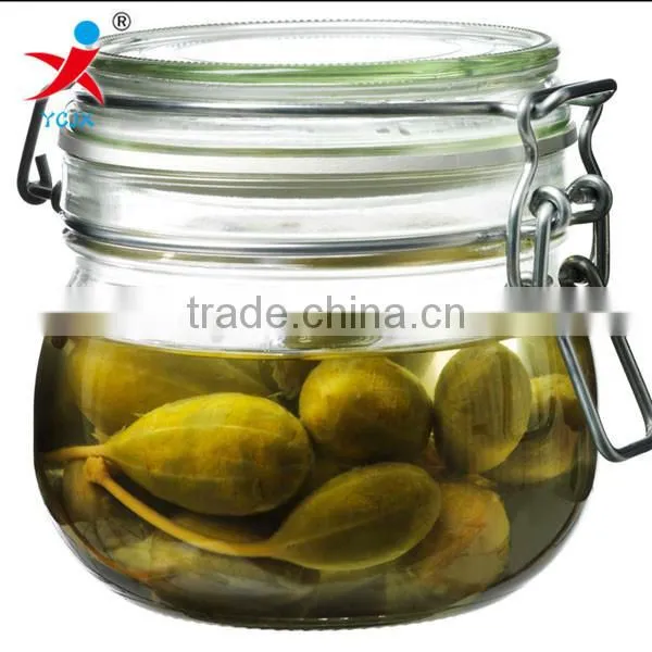 Lead-free Thickening Glass Sealing Glass Bottle /glass Storage Jar Airtight Pot/with Cover photo-2