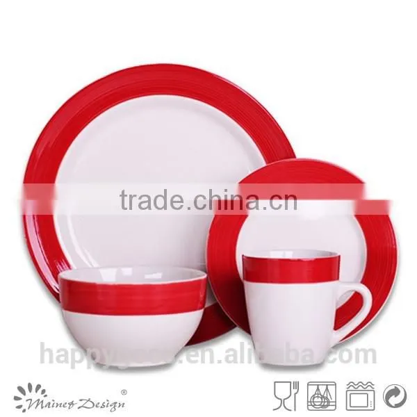 Home Use 16pcs Ceramic Stoneware Dinnerware Sets photo-3