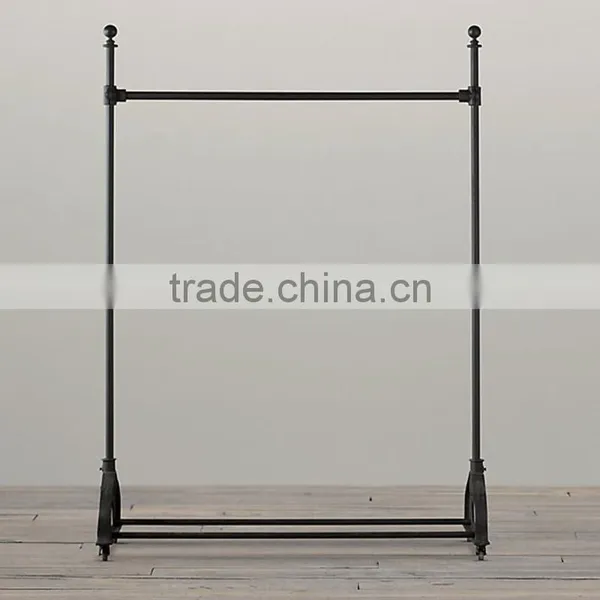 Fashion Design Super Mall Clothes Store Hanging Metal Clothes Display Rack photo-3