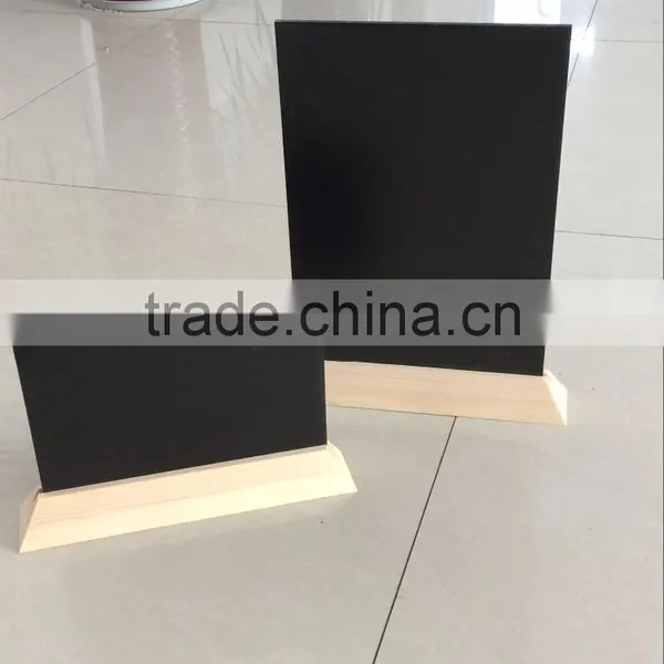 Handmade and Cheap Small Wooden Table Wooden Blackboard Stand photo-3