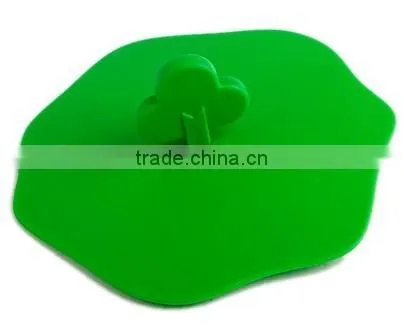 Silicone Cup Lids Tree Leaf Mug Cover Silicone Glass Cover Suction Lids for Coffee and Tea Cup photo-3