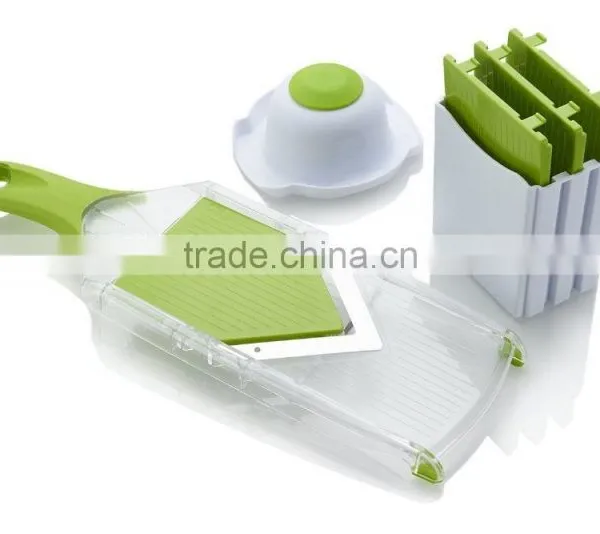 The Professional Mandoline Slicer Cutter Grater Steel V-Blade Guard Fruit Fries Cook photo-2