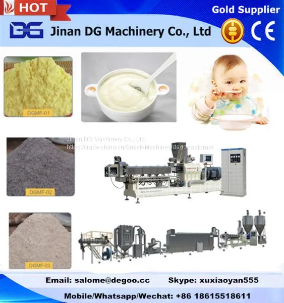 Automatic Instant Baby Powder Food Maker Machinery Processing Equipment
