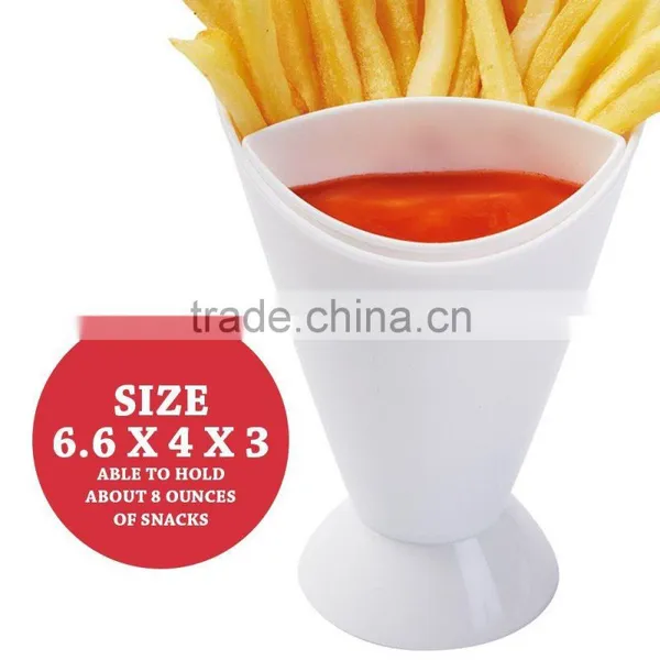 French Fries Salad Finger Food Dipping Cone Cup photo-5