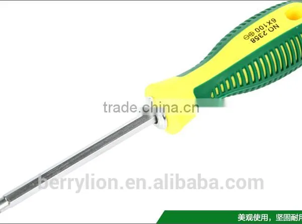 Berrylion Dual Use Strong Magnetic Screwdriver With Anti Skid Handle Slotted& Phillips SCREWDRIVER photo-3