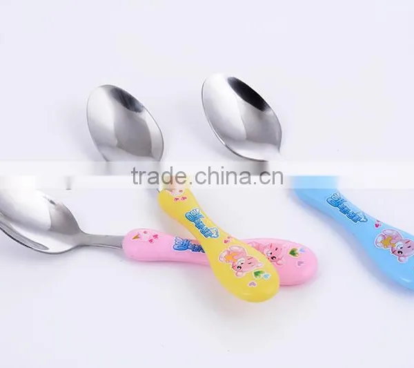 BSX97 Hot Selling Lovely Cheap Stainless Steel Baby Spoon for Feeding photo-3