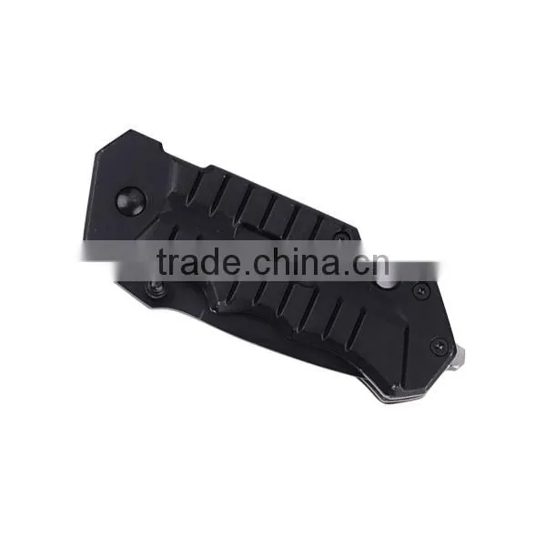 A21-1077 Stainless Steel Blade Aluminium Handle Folding Cutlery Knife photo-2