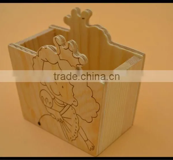 2017 Wooden Cartoon Character Pen Holder photo-6