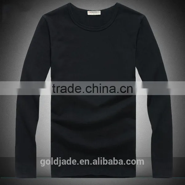 Customized Manufactorying 100% Cotton Long-sleeve T Shirt for Man photo-4