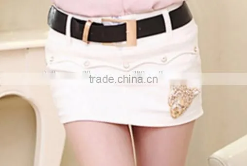 Wholesale Latest Summer Fashion Ladies Skirt Women Leather Mini Skirt photo-2
