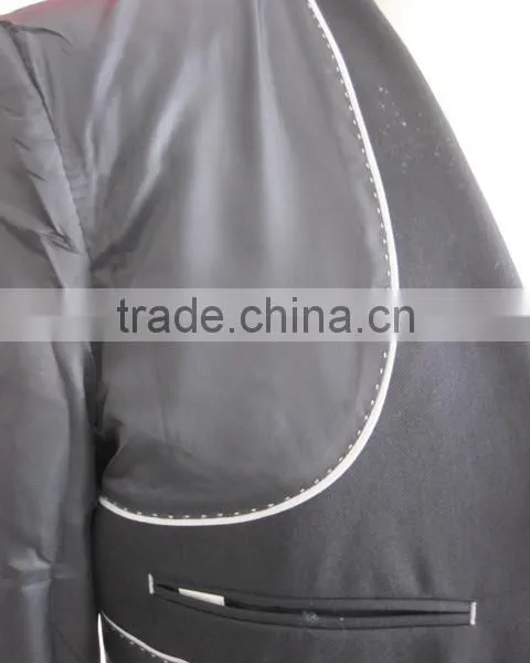 High Quality T/r Suit Latest Design Coat Pant Suit for Young Man photo-6