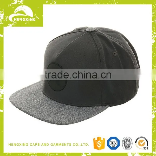 Leather Patch Adjustable Cheap Snapback Camp 5 Panel Hat /Flat Brim Blank Custom Floral Print Wholesale 5 Panel Cap photo-2