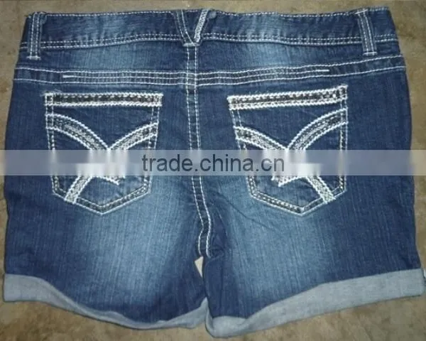 Denim Shorts, Ladies Stylist Denim Sexy Shorts photo-2