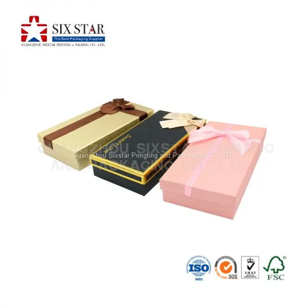 Decorative Cardboard Gift Boxes With Lid for Christmas With Customized Design Printed photo-4