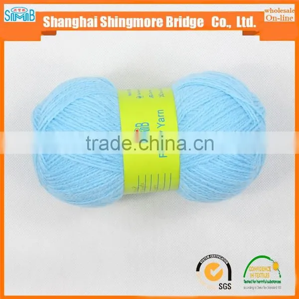 Knitting Yarn Supplier Shanghai Smb Cheap Wholesale High Quality 4Nm Acrylic Yarn 100% for Knitting Scarf photo-2
