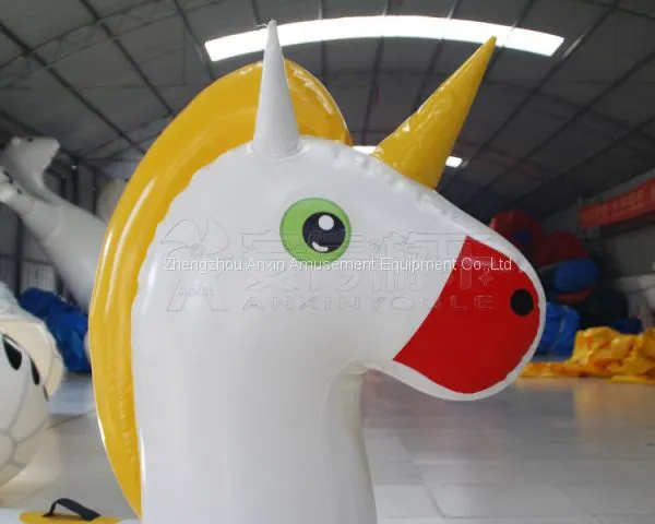 Popular 0.9MM PVC Swimming Pool Water FloatingToys,Inflatable Pool Water Floaties,Inflatable Unicorn Float For Sale photo-3