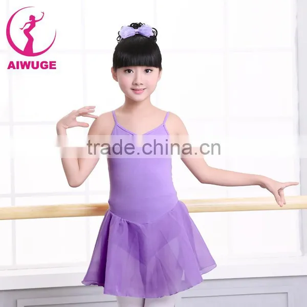 Ballet Dance Wear Chiffon Dress Ballet Leotard Shoulder Straps Style Girls Ballet Dance Costumes photo-2