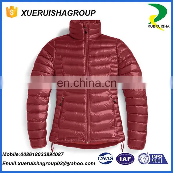 Wholesale Ultra Light Reversible Leather Goose Down Jacket photo-2
