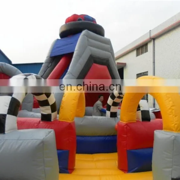 Golden Supplier Bounce Round Obstacle Course Happy Hop Inflatable Water Slide China Suppliers photo-2