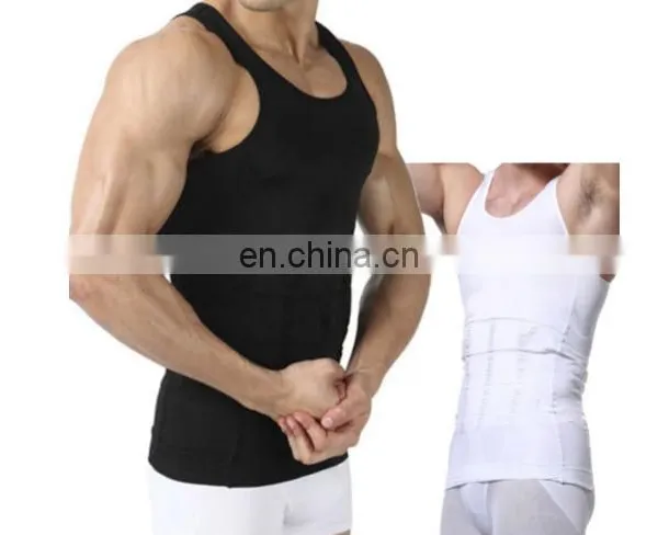 2016 Men's Slimming Singlet Walmart Slimming Corsets Undershirt Shapewear Vest photo-3
