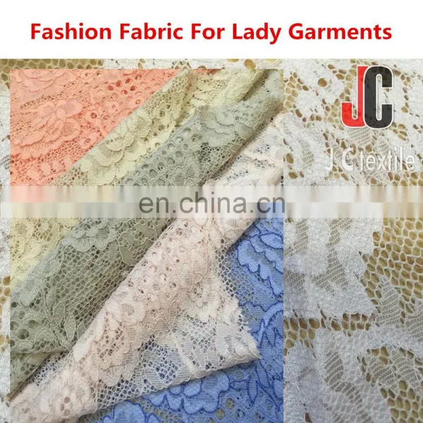 Hot Sale Elegant Cotton Nylon Lace Fabric for Lace Dress Fabric Nylon photo-5