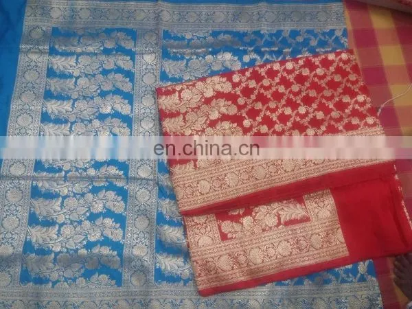 HAND LOOM SILK JUNGLA SAREE photo-3