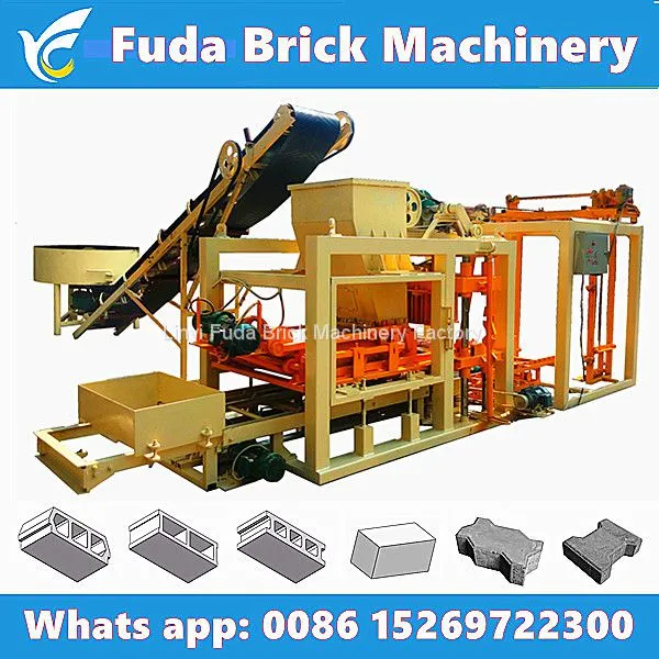 QT4-26C or QT4-25 Shengya Automatic Concrete Block Machine, Habiterra Block Production Line photo-2