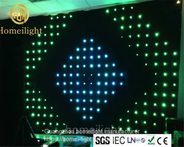 Led Vison Cloth P18cm RGB Video Curtain Backdrop photo-2