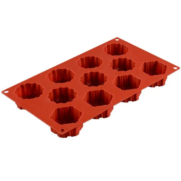 Free Sample Food Grade Heat Resistant Nontoxic Silicone Cake Mould Baking Mousse Pudding Mould Tool Flower Shape 11holes photo-2