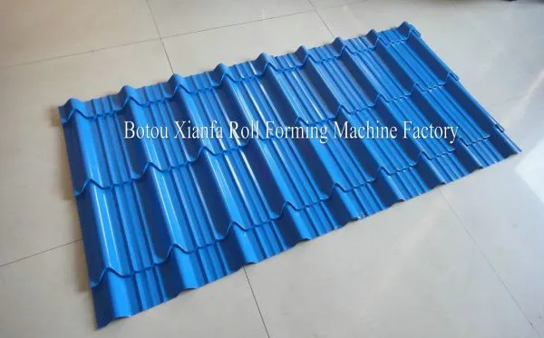 Aluminium Roofing Tile Glazing Forming Machine photo-5