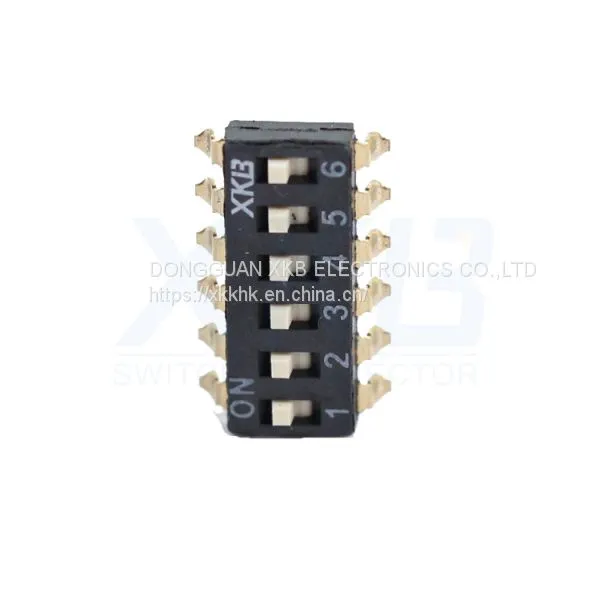 Reflow Soldering Strength 1000gf Vertical Patch 2.54mm DIP Switch photo-2