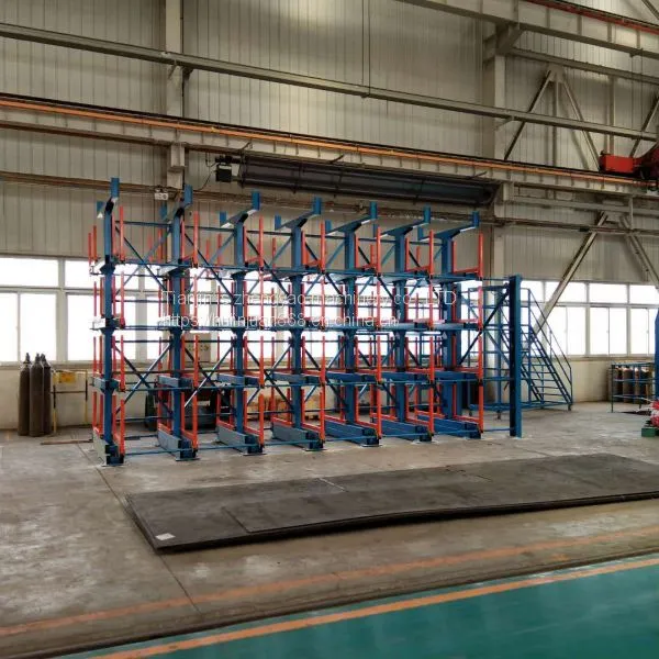 Pipe Storage Used a Crane With What Save Space Expansion Cantilever Shelves photo-3