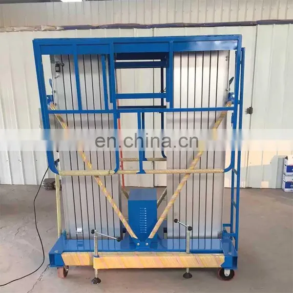 7LSJLII Shandong SevenLift 10m Aluminum Electric Man Outdoor Elevator Lift photo-3