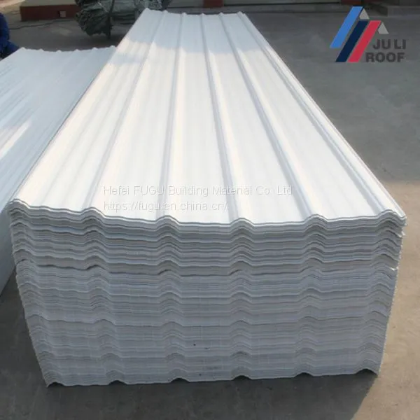 Waterproof Corrugated APVC Plastic Roofing Sheets For Greenhouse