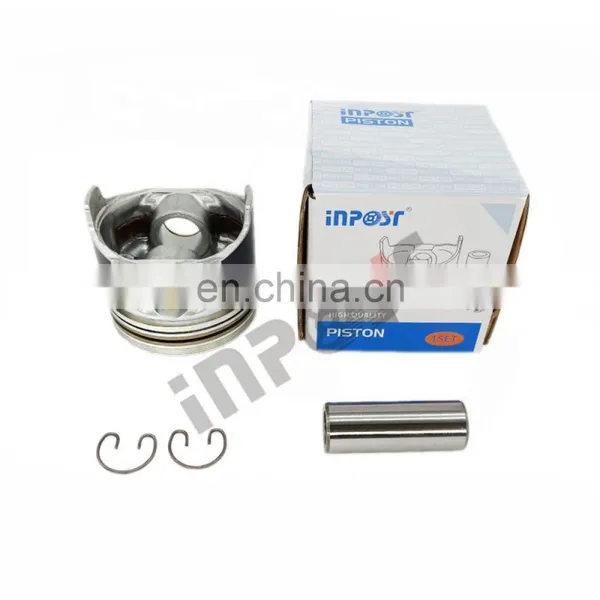 In Stock Inpost Piston + Ring Kit Set STD 78mm for Kubota D1105 X 3 PCS photo-2