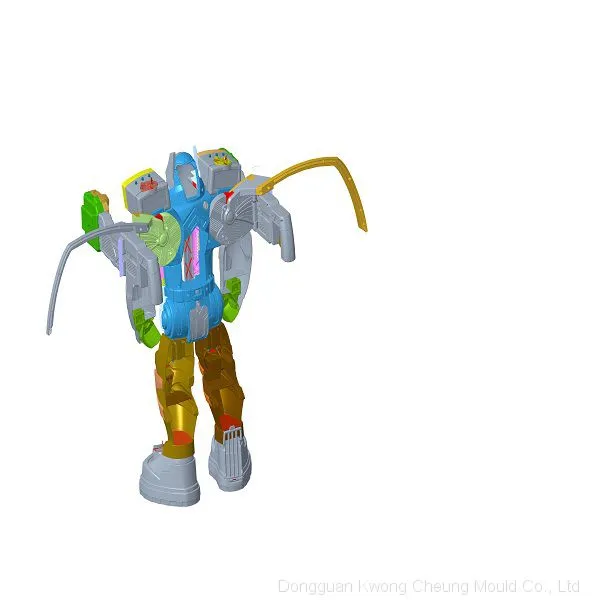 Robot Toy Set Customize Mock Up Sample Design Prototype Model photo-3