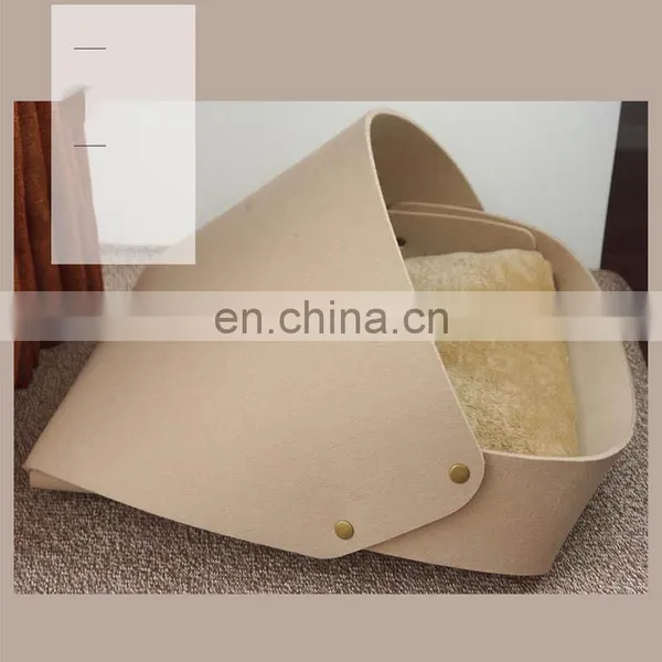 Detachable Cat Cave Pet Nest Felt Pet Bed House photo-6