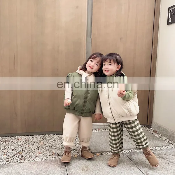 Winter Warm Kids Down Vest Solid Color High Quality Lightweight Zipper Winter Clothes for Girls photo-4